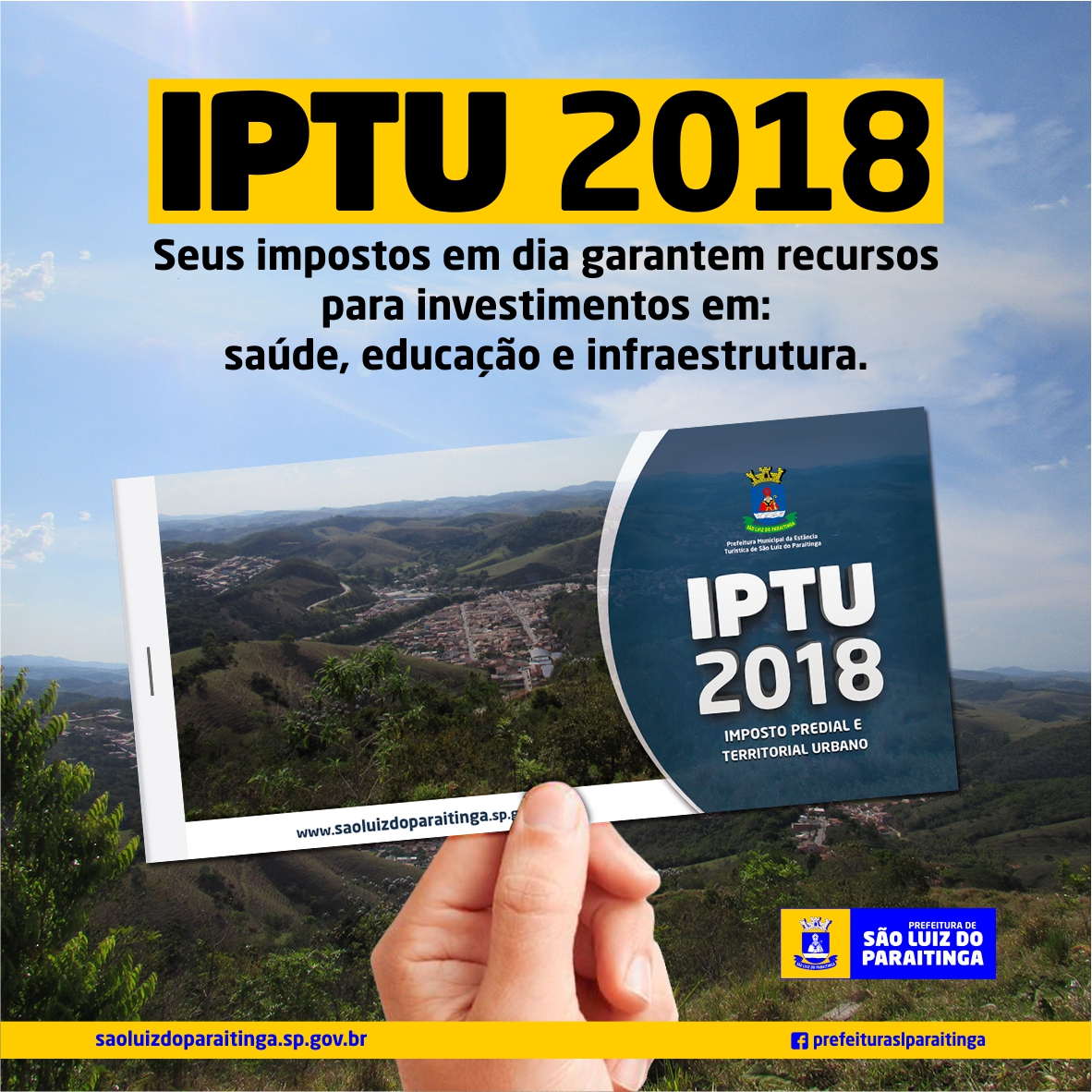 Carnês de IPTU 2018